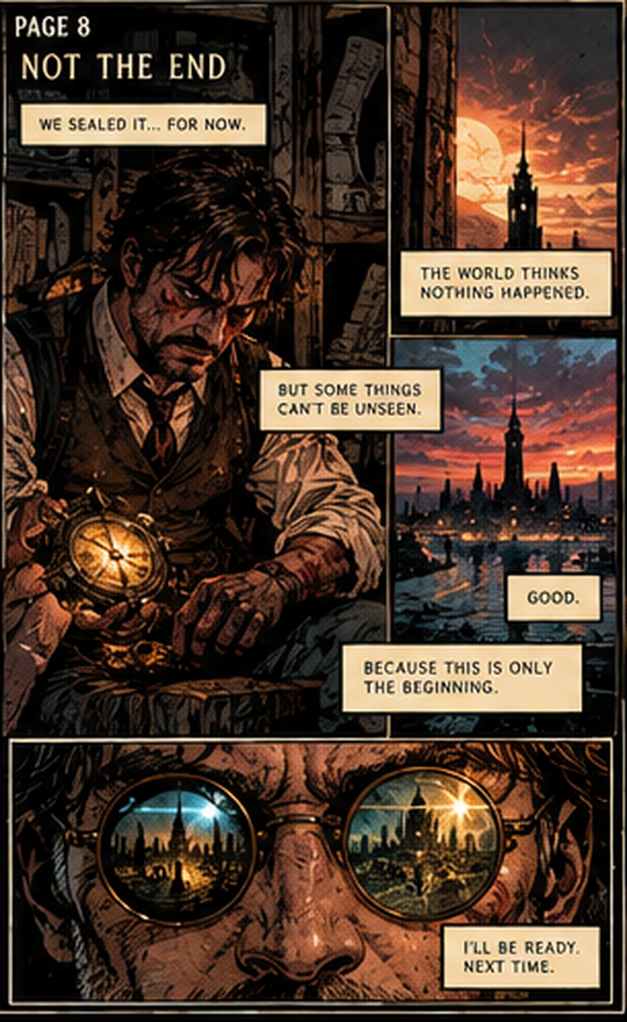 Page 8 — Not the End
